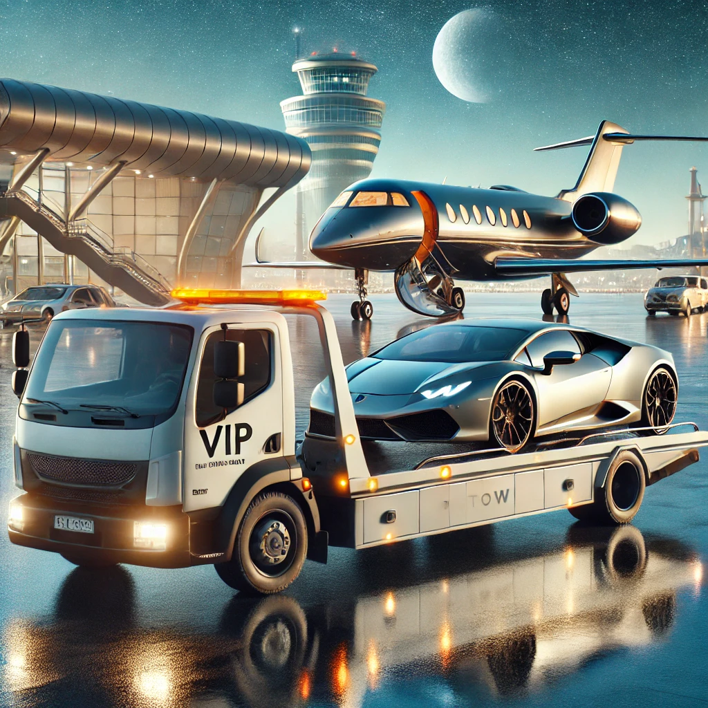 سطحة في المطار